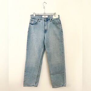 HOLLISTER womens blue baggy stretch jeans 30